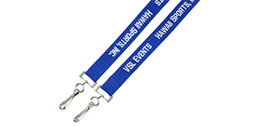 Custom 15mm Economical Open-Ended Event Lanyards - One-Colour Print