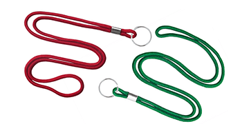 Round 3mm Lanyards with Metal Split Ring