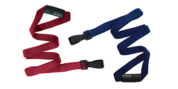 10mm Break-Away Bamboo Lanyards with Wide No-Twist Plastic Hook