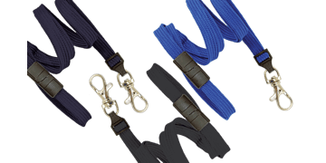 Tubular 10mm Break-Away Lanyards with Trigger Hook