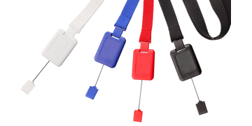 Flat 15mm Break-Away Lanyards with SlimReel System