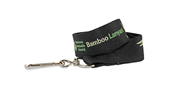 Custom 25mm Bamboo Lanyards - One Colour Print