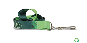 Custom 20mm Recycled P. E. T. Satin Lanyards - Full-Colour Print