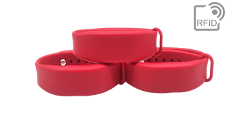 RFID Wristbands Silicone Slim Watch