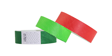 Tyvek wristbands 19 mm