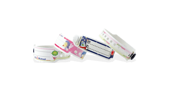 Custom Full-Colour plastic wristbands 19 mm for Kids