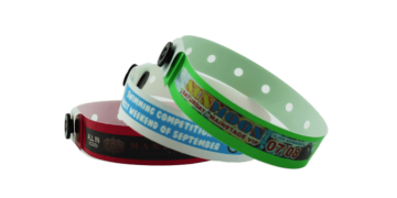 Custom Full-Colour Plastic wristbands 13 mm