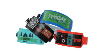 Custom Full-Colour Plastic wristbands 25 mm