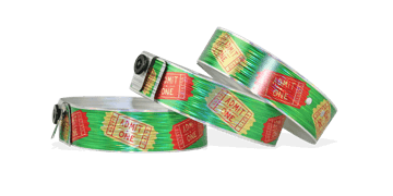 Custom Full-Colour Holographic wristbands 19 mm rain