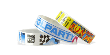 Full-Colour Bar code wristbands NPS 19mm (Matte finish)