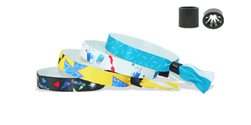 Smooth Satin wristbands with plastic sliding clip closure, Oslo