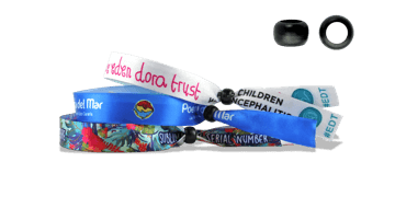 Satin wristbands with plastic reusable closure, Tokyo