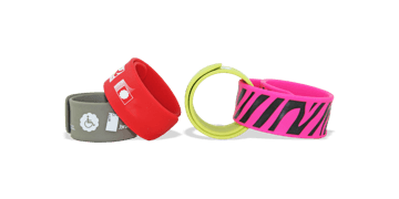 Custom Silicone Slap Bands, 25 x 230 mm