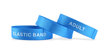 Custom Stretch Wristbands, Large Size