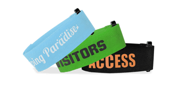Custom Hook & Loop Wristbands, 20 mm